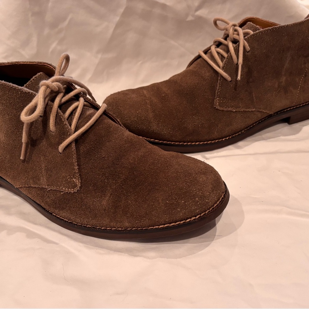Cole Haan Men's Brown Suede Lace-Up Shoes